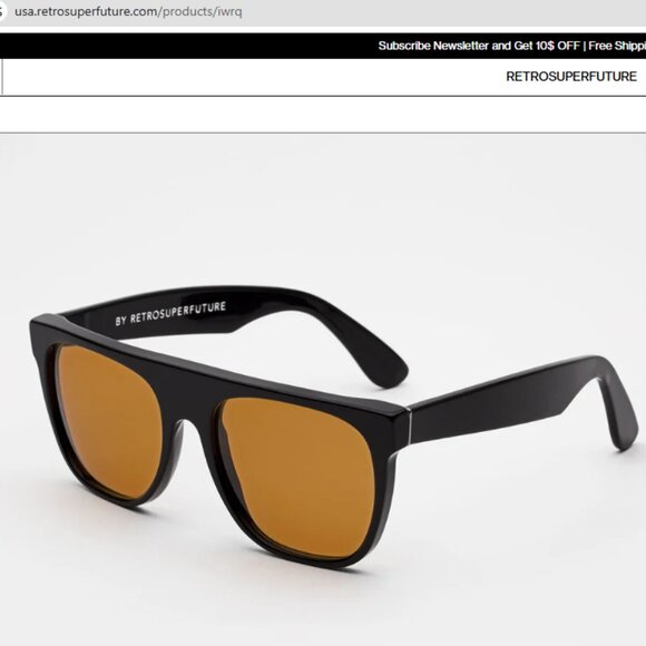 Super Sunglasses Other - RETRO SUPER FUTURE  Flat Top Pilot Frame Size 52mm Sunglasses